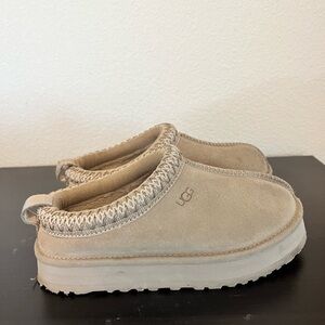 UGG Tazz Suede Slip-On Clog in mustard seed